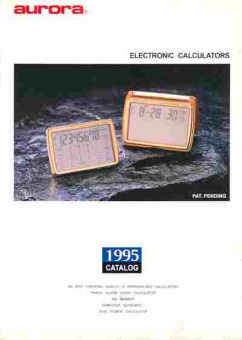 Каталог Aurora Electronic Calculators, 54-224, Баград.рф